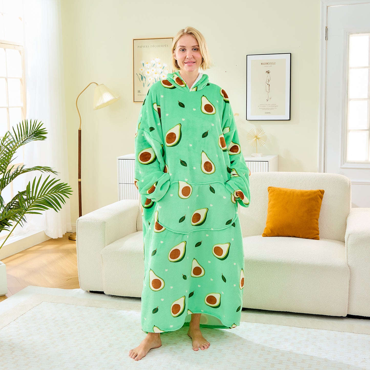 Premium Extra Long Oversized Hoodie Blanket