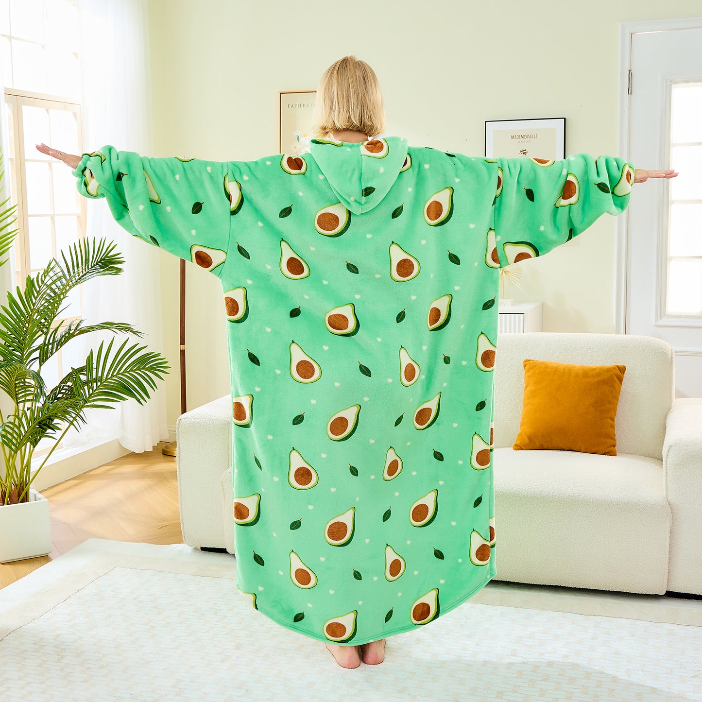 Premium Extra Long Oversized Hoodie Blanket