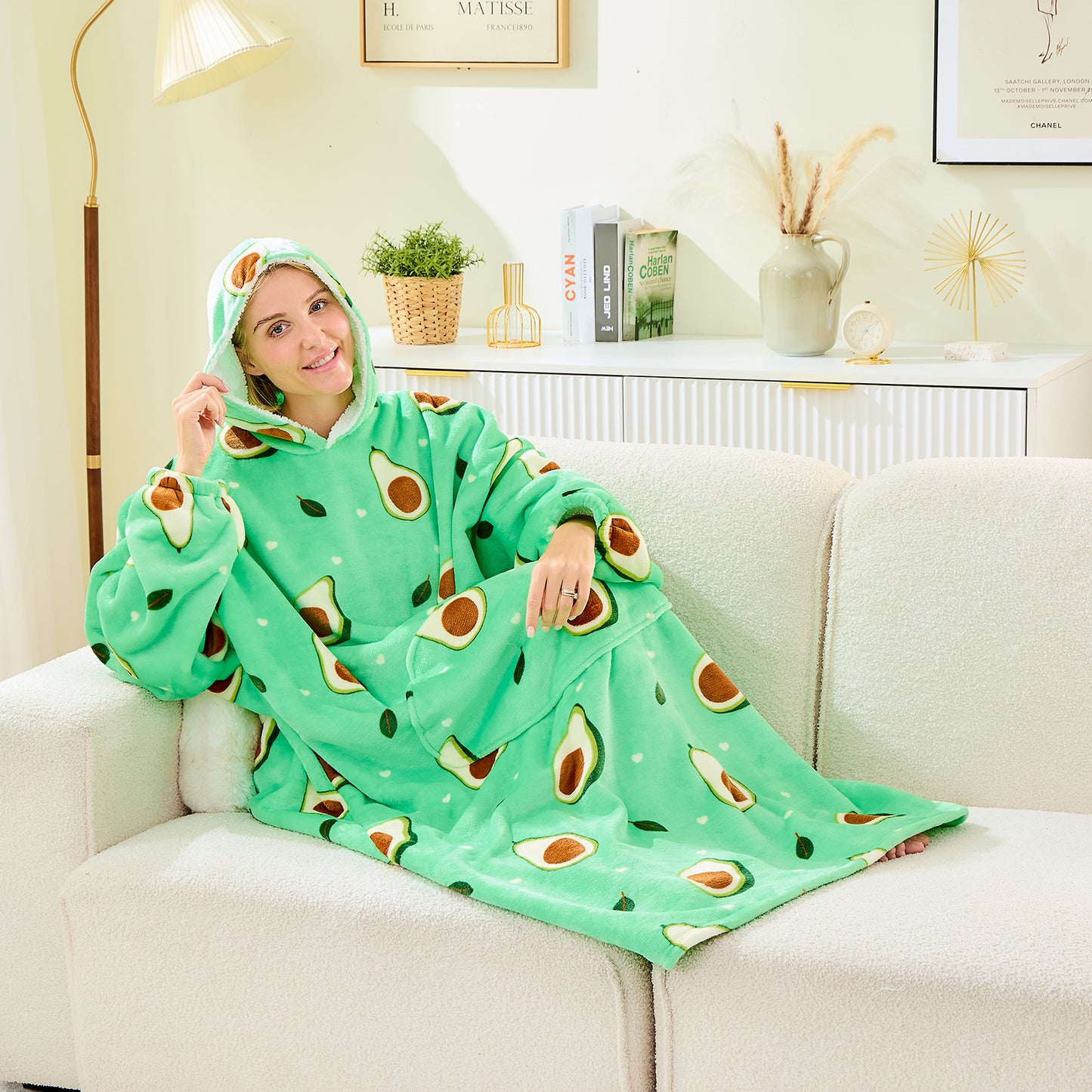 Premium Extra Long Oversized Hoodie Blanket