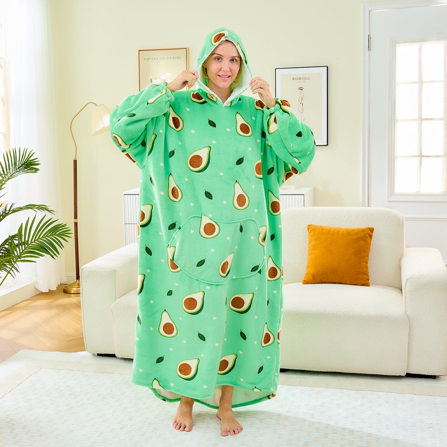 Premium Extra Long Oversized Hoodie Blanket