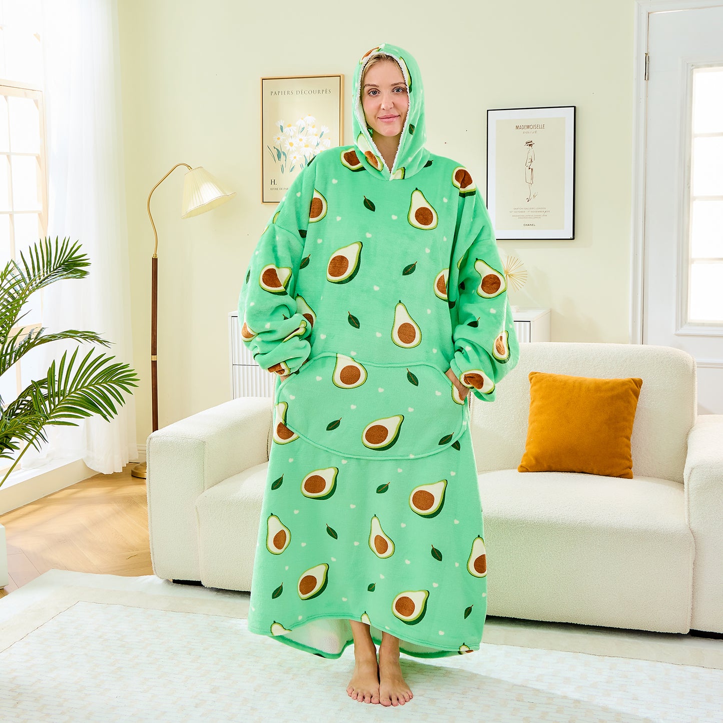 Premium Extra Long Oversized Hoodie Blanket