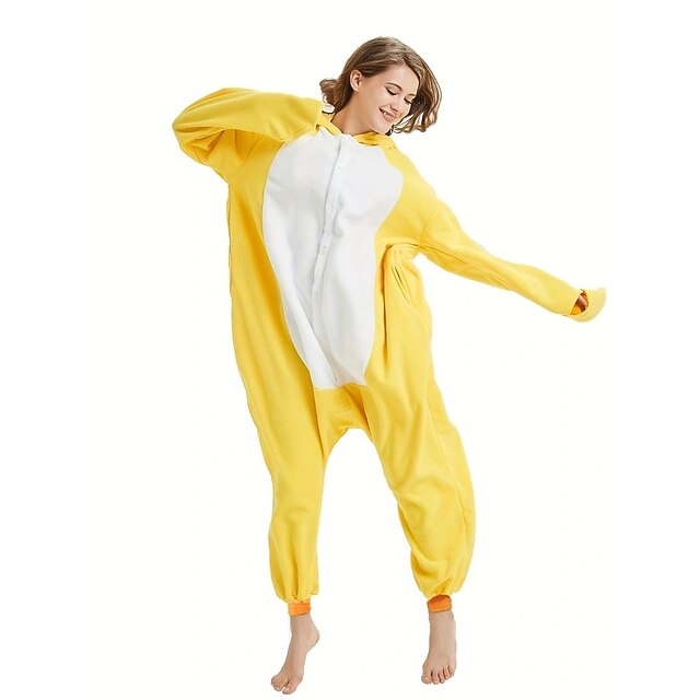 Adults Duck Onesie Pajamas Funny Cosplay Costume 