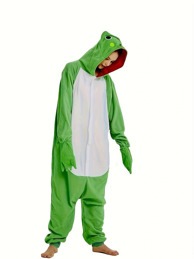 Adults Animal Frog Onesie Pajamas Funny Costume