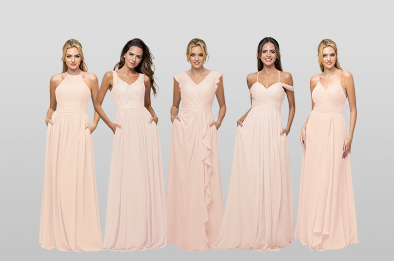 Best 10 Stylish Champagne Bridesmaid Dresses For 2023 Bridal Party