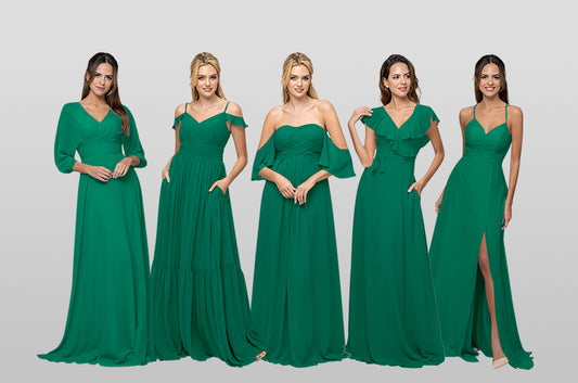 Buy Green Bridesmaid Dresses UK Online