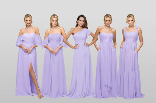 Top 10 Lilac Bridesmaid Dresses You Need Under Your Radar