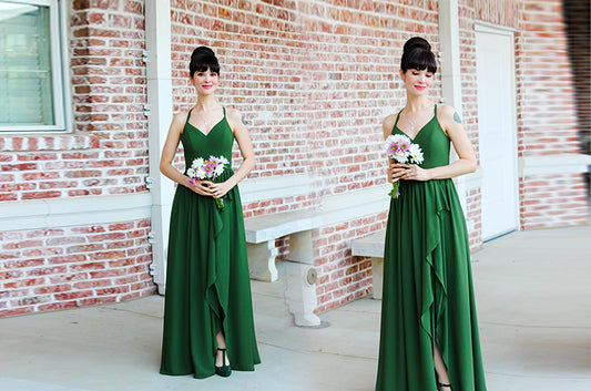 Yelure olive bridesmaid dresses