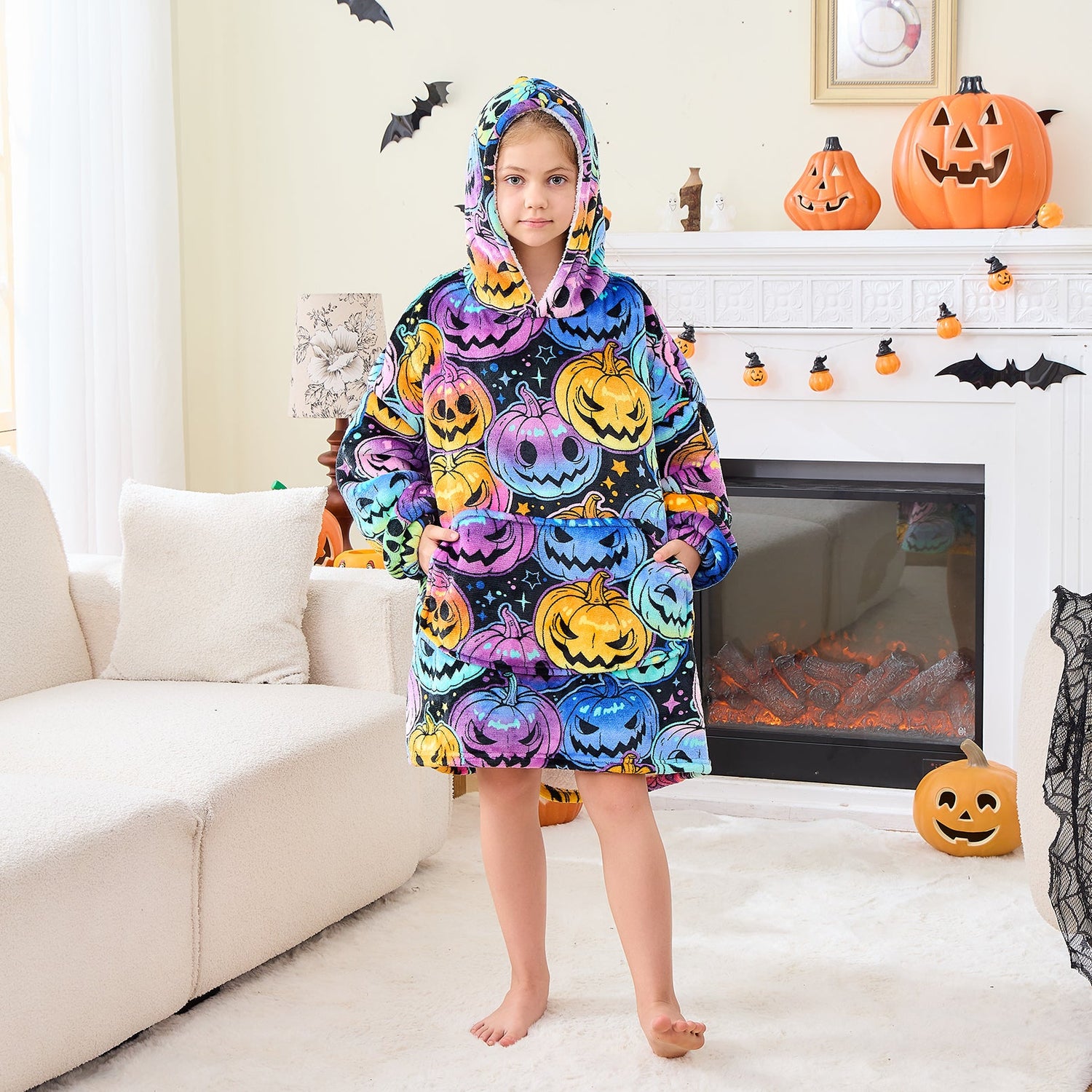 Halloween Hoodie Blankets