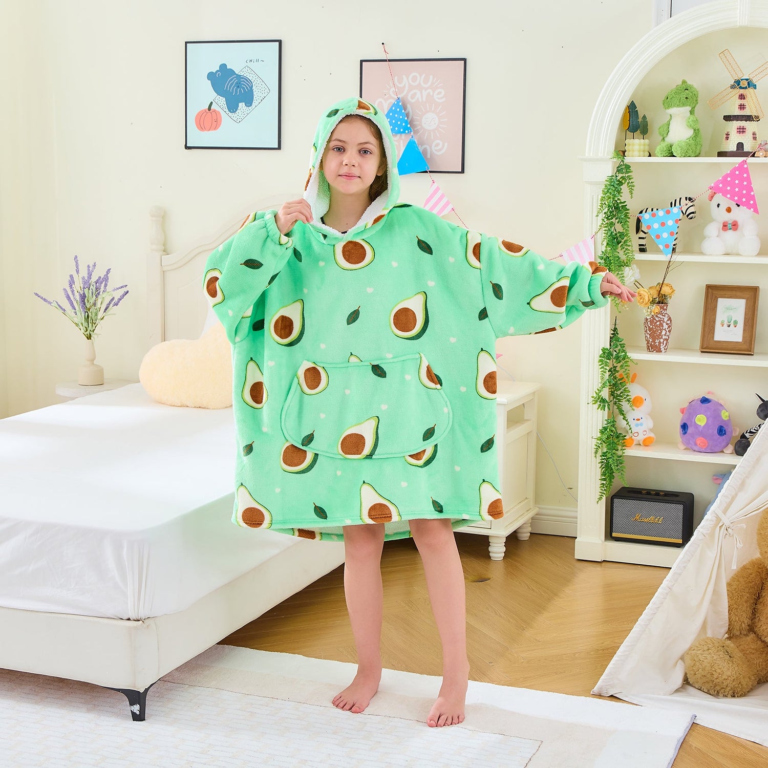Kids Hoodie Blankets
