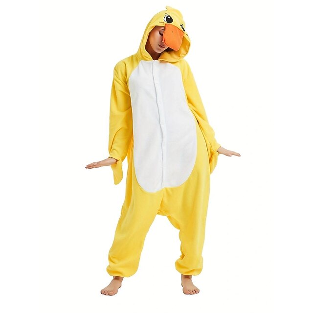 Adults Duck Onesie Pajamas Funny Cosplay Costume&nbsp;
