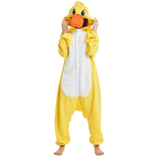 Adults Duck Onesie Pajamas Funny Cosplay Costume&nbsp;