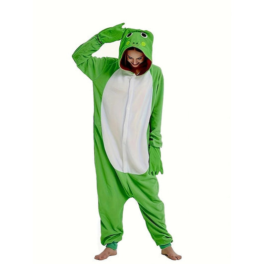 Adults Animal Frog Onesie Pajamas Funny Costume