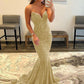 Sheath Sweetheart Sleeveless Long Sweep Train Velvet Sequin Prom Dress