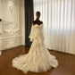 Long Sleeve Off The Shoulder Lace Mermaid Wedding Dresses