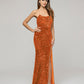 Long Formal Party Prom Gown With All Over Sequin