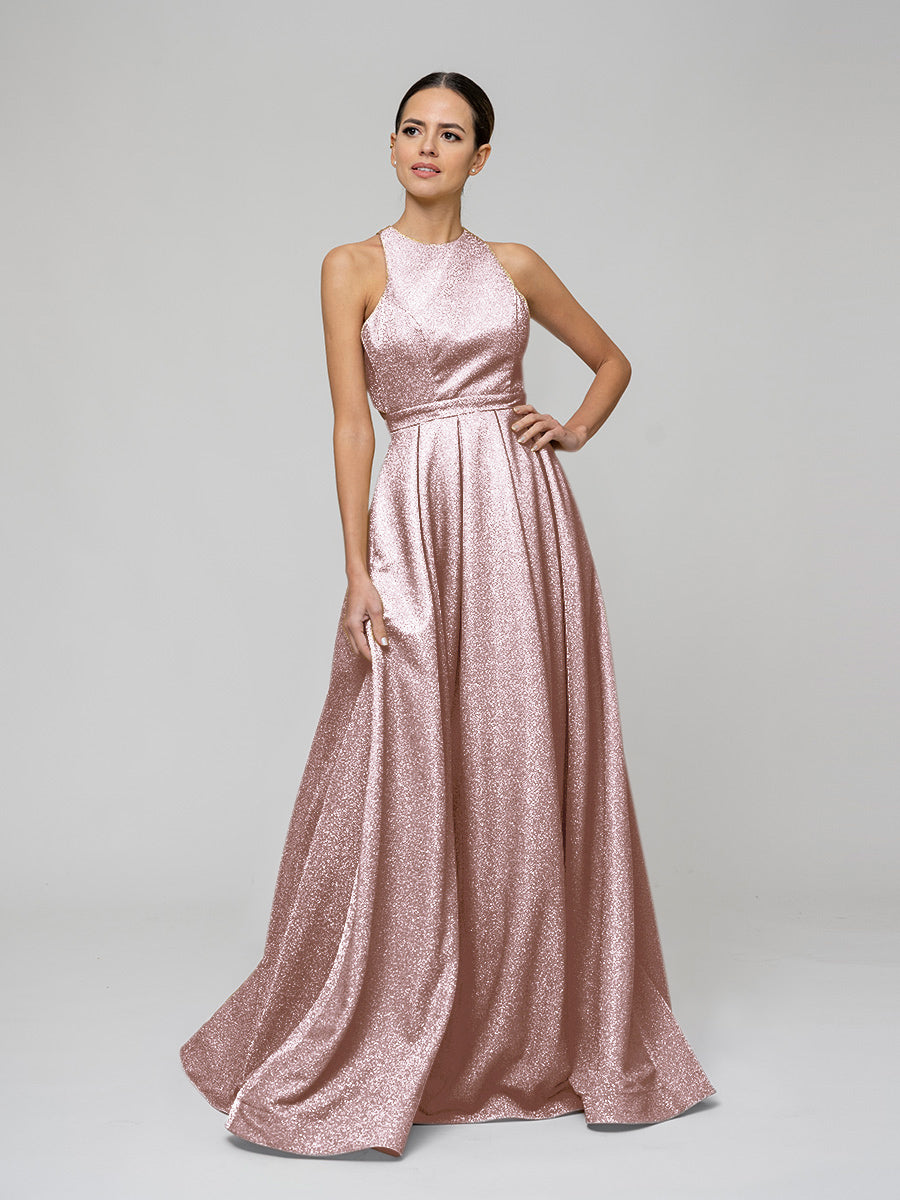  Long Scoop A Line Formal Party Prom Dresses