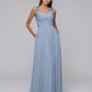 Chiffon Sweetheart Strap Pleated Long Bridesmaid Dresses With Pockets