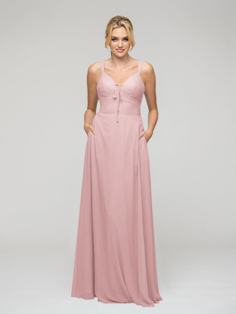 dusty rose bridesmaid dresses