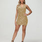 Halter V Neck Velvet Sequin Sheath Homecoming Dresses
