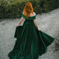 Off The Shoulder Sweetheart Glitter A Line Prom Dresses