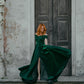 Off The Shoulder Sweetheart Glitter A Line Prom Dresses
