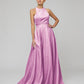  Long Scoop A Line Formal Party Prom Dresses