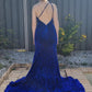 Mermaid Chapel Train One Shoulder Prom Dresses