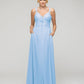 Sweetheart Straps Chiffon Bridesmaid Dresses With Pockets