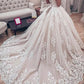 Applique Off The Shoulder Sweetheart Ball Gown Wedding Dresses