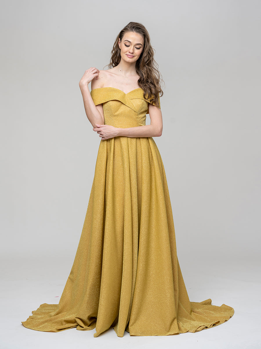Off The Shoulder Sweetheart A Line Long Prom Dresses