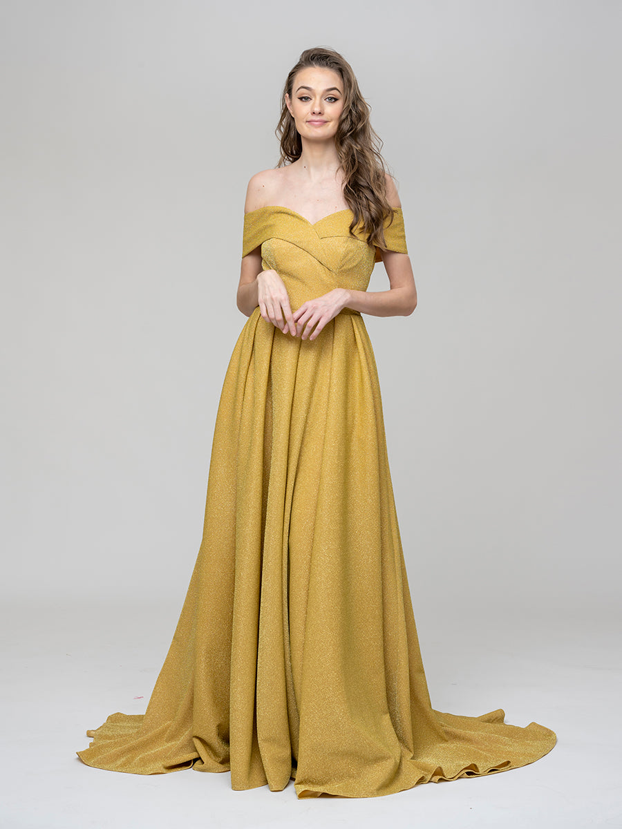 Off The Shoulder Sweetheart A Line Long Prom Dresses