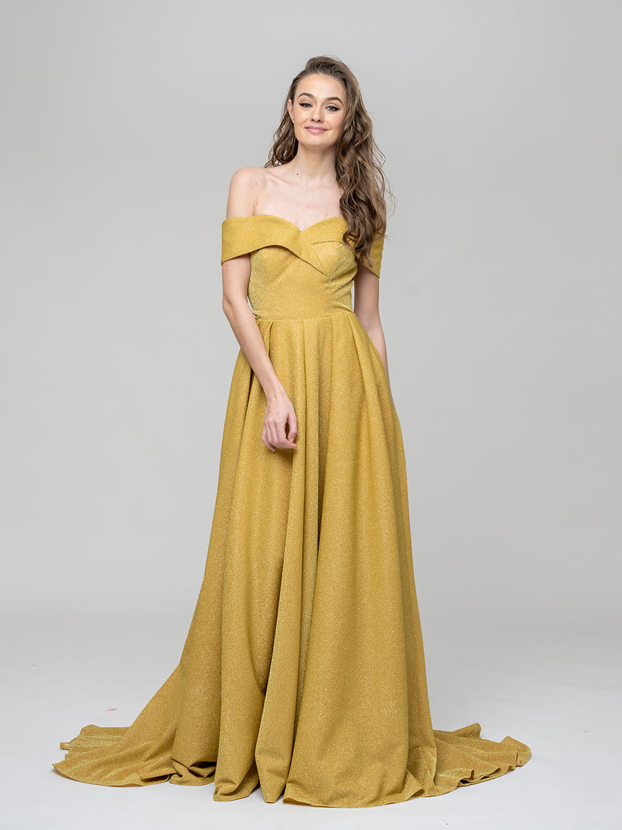 Off The Shoulder Sweetheart A Line Long Prom Dresses