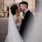 Off The Shoulder Sweetheart Applique A Line Wedding Dress