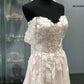 Priness Off The Shoulder A Line Applique Tulle Wedding Dresses