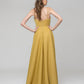 Zipper Back Floor Length A Line Special Occasion Party Dresses