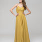 Zipper Back Floor Length A Line Special Occasion Party Dresses