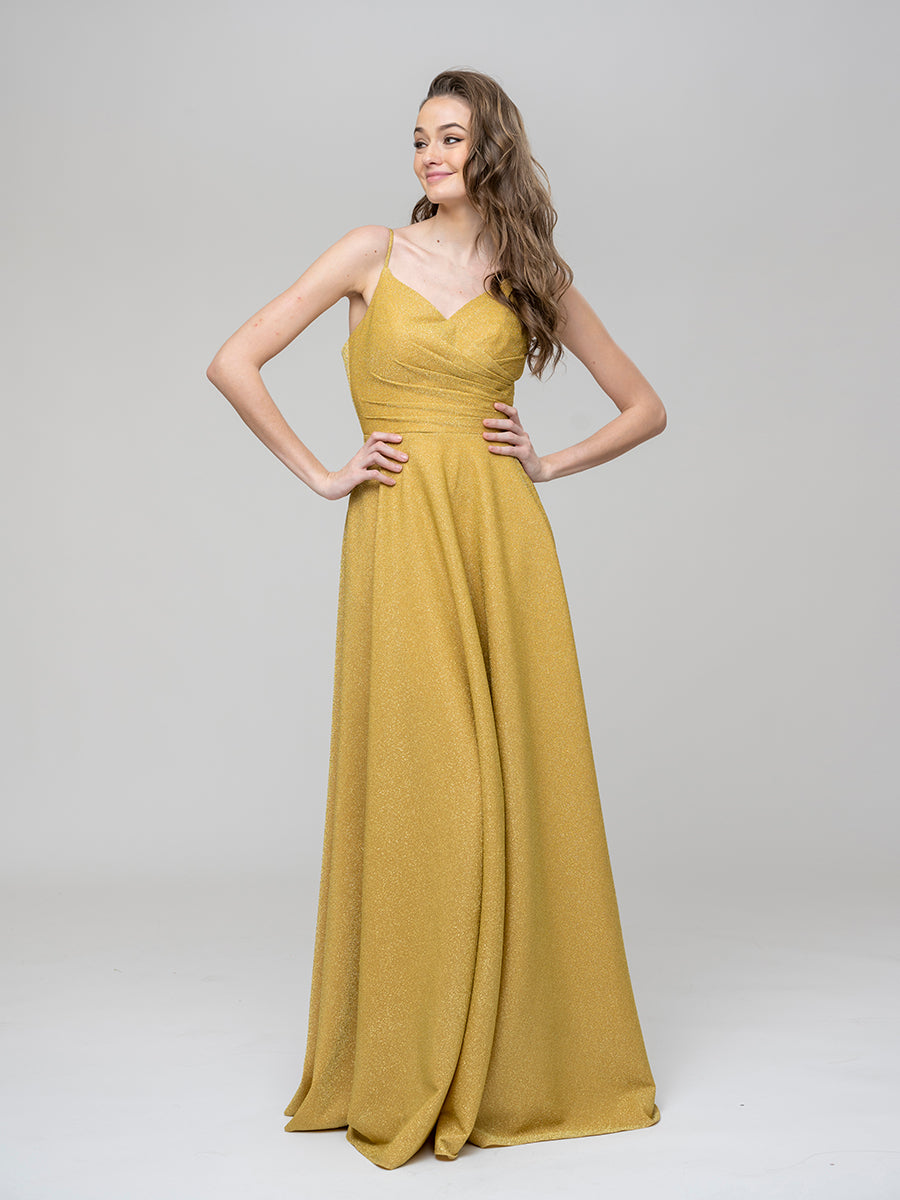 Zipper Back Floor Length A Line Special Occasion Party Dresses