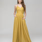 Zipper Back Floor Length A Line Special Occasion Party Dresses